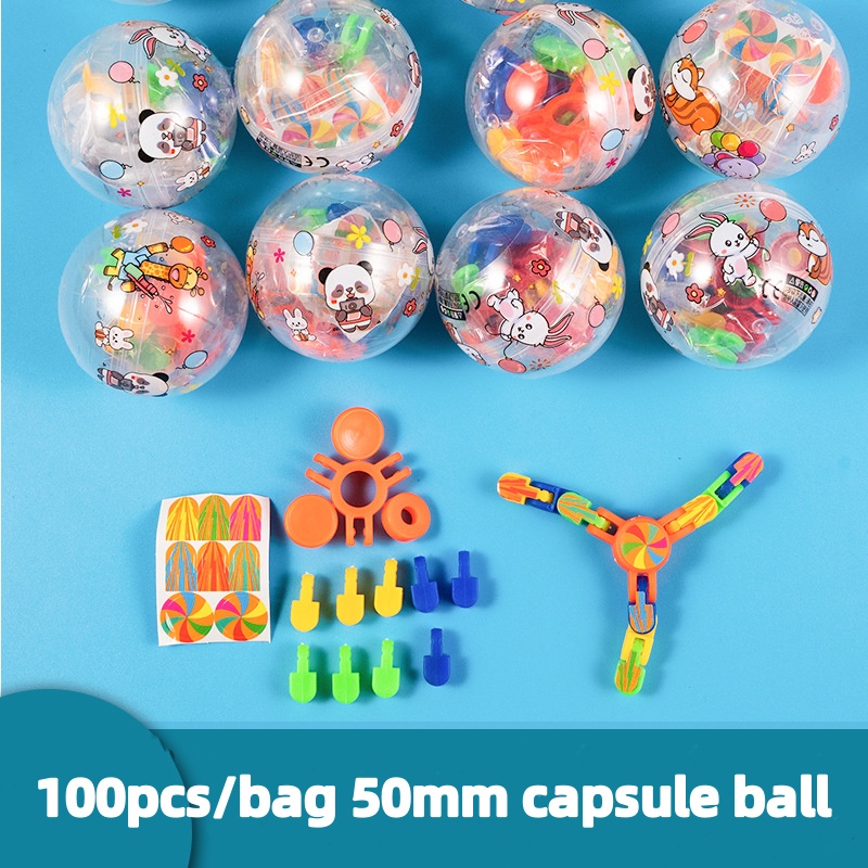 Arcade Style Vending Machine - 100pcs/bag 50mm capsule ball mixed style
