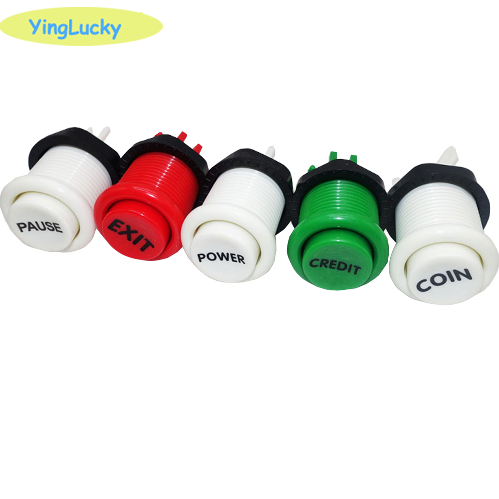 Coin Acceptor Selector - New Arcade Happ Style Push Button