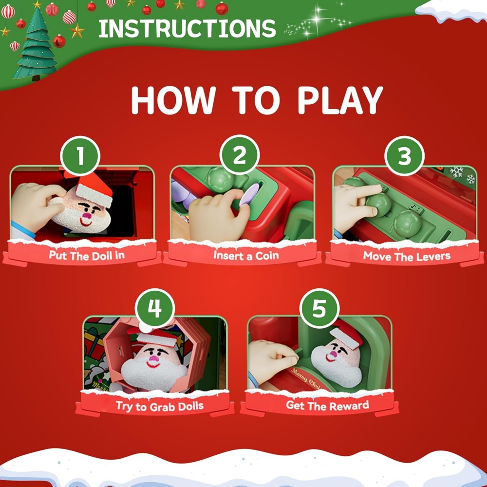 Christmas Claw Machine For Kid - Vending Game ulasan dan harga
