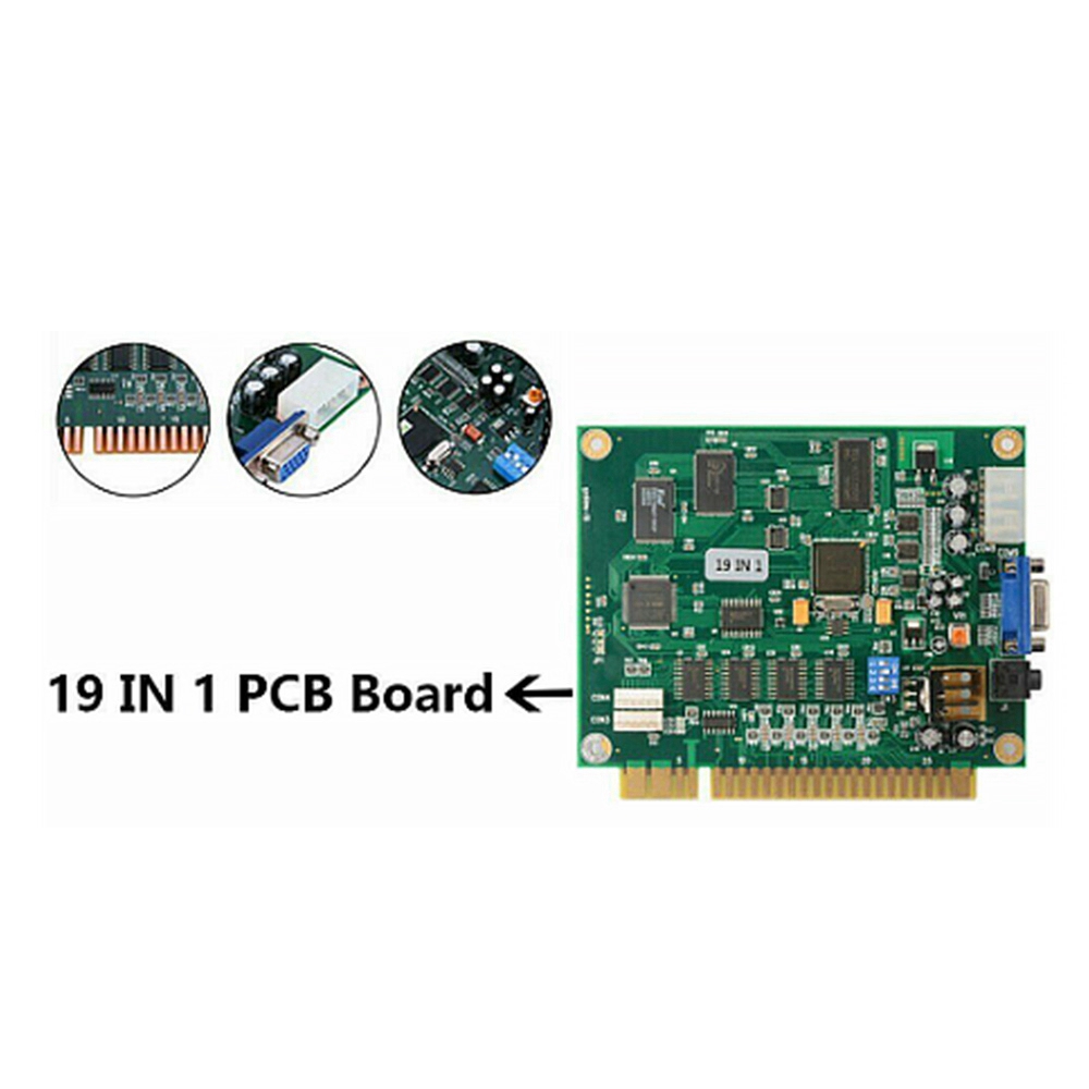 CEA 19 In 1 Multicade PCB Boar - Usb Game Board Jamma ulasan dan harga