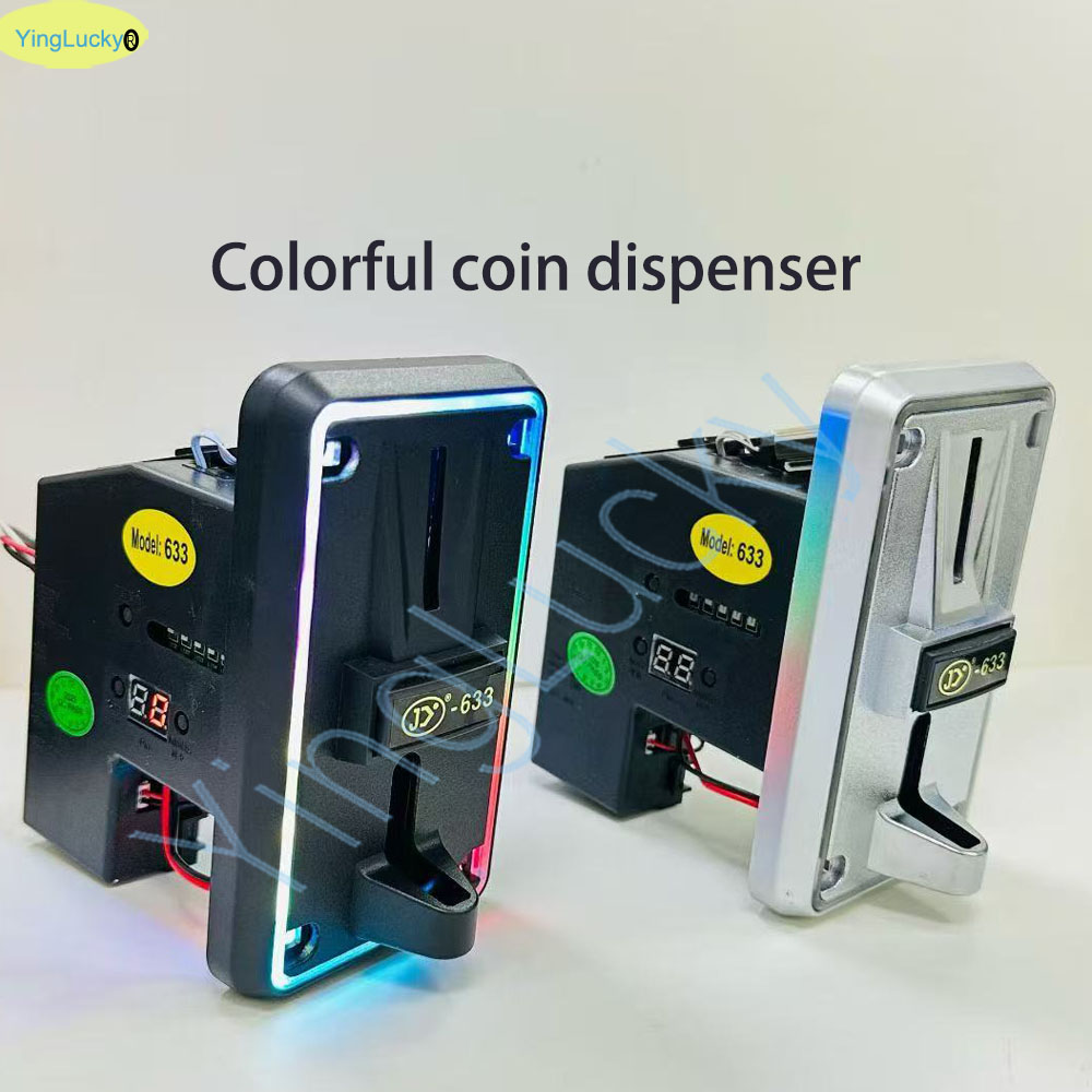 Colorful LED Multi Coin Accept - Arcade Vending Machines ulasan dan harga
