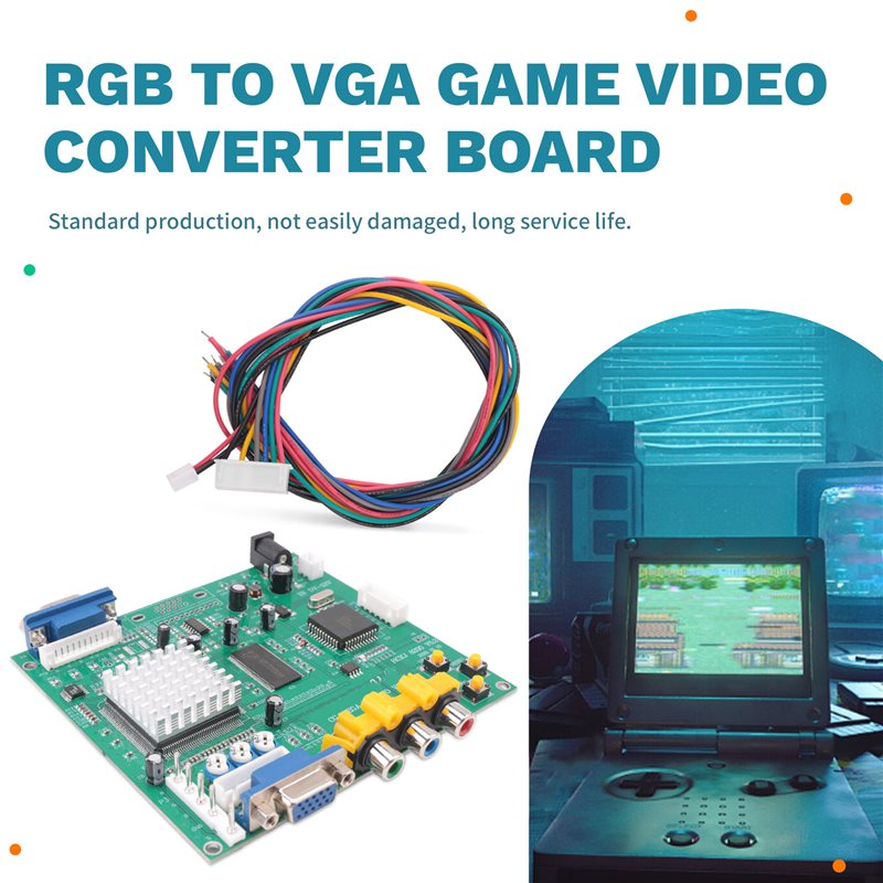 GBS8200 CGA/EGA/YUV/RGB To VGA - Usb Game Board Jamma ulasan dan harga