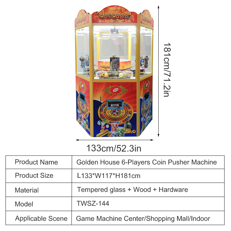 6 Players Arcade Game Machines - Arcade Style Vending Machine ulasan dan harga