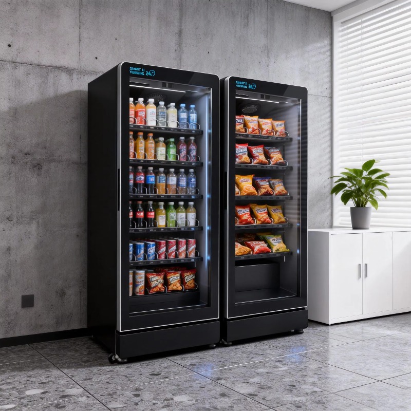 Smart AI Combo Vending Machine - Open Vending Machine ulasan dan harga