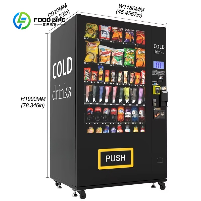 Custom OEM ODM Snack Drink Ven - Open Vending Machine ulasan dan harga