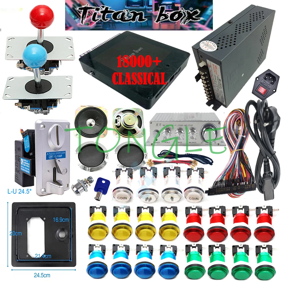 2 Players Titan Box 18000+ in  - Coin Acceptor Selector ulasan dan harga