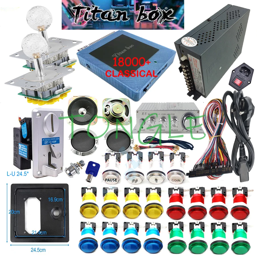 2 Players Titan Box 18000+ in  - Coin Acceptor Selector ulasan dan harga