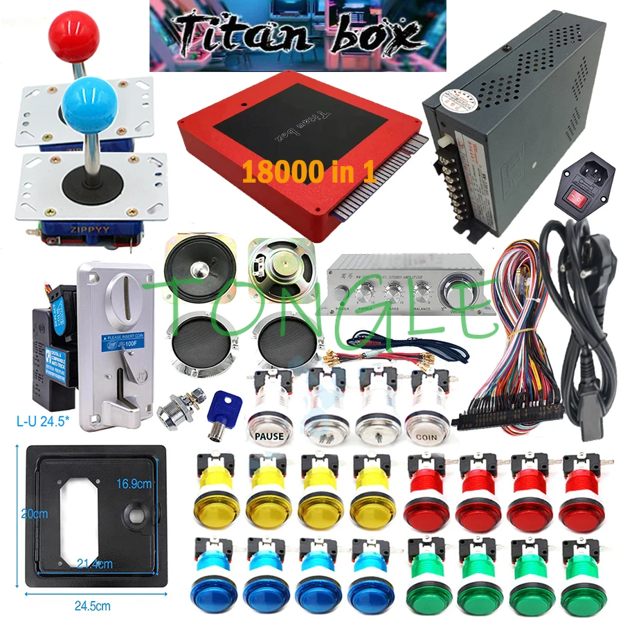 2 Players Titan Box 18000+ in  - Coin Acceptor Selector ulasan dan harga
