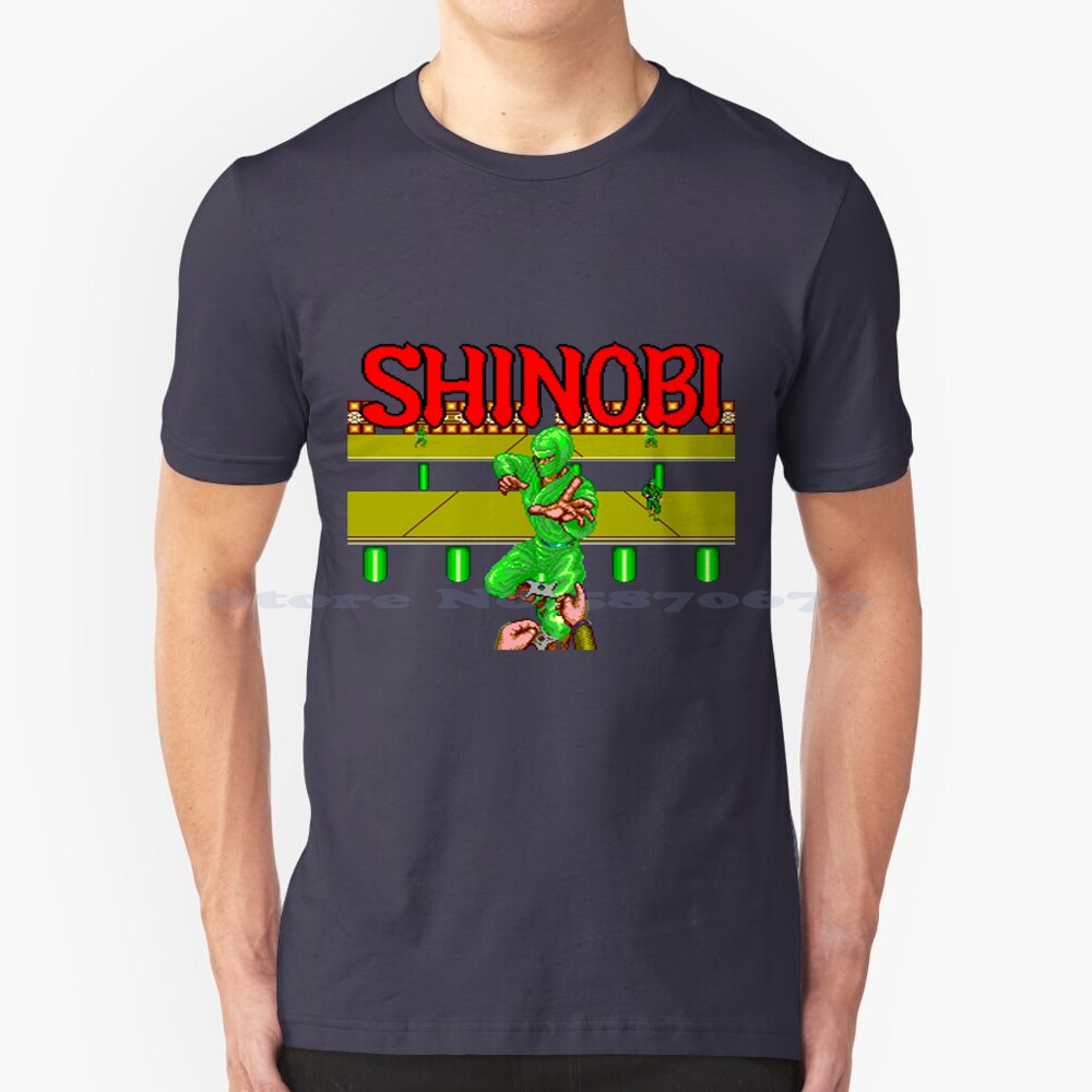 Shinobi T Shirt 100% Cotton Te - Arcade No ulasan dan harga